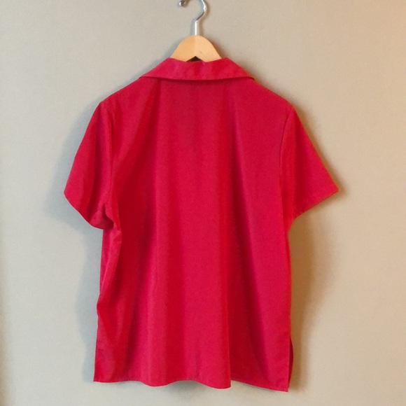 Vintage Red Short Sleeve Shirt - From the 90s - Picture 2 of 6